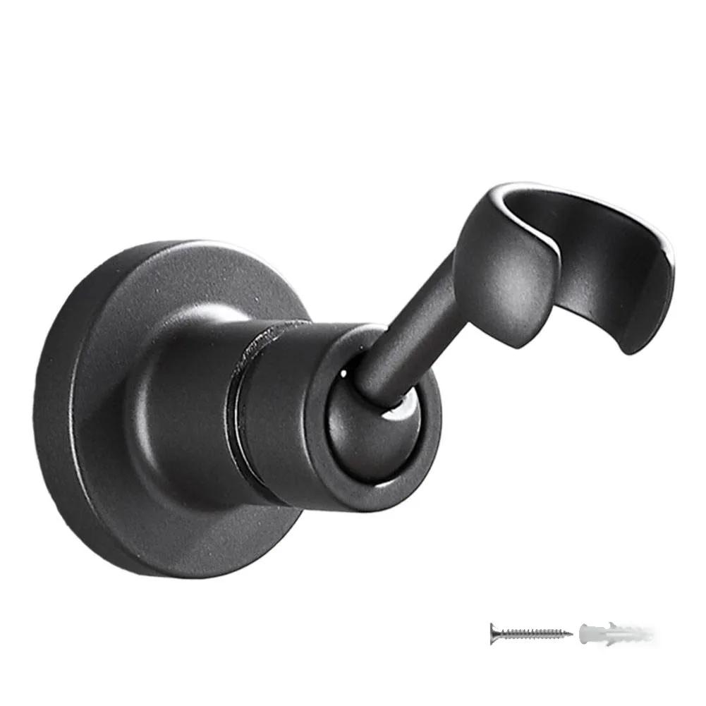 1pcs Shower Head Bracket With Screw Adjustable 360degree Shower Head Holder Bathroom Hand Shower Holder Supplies