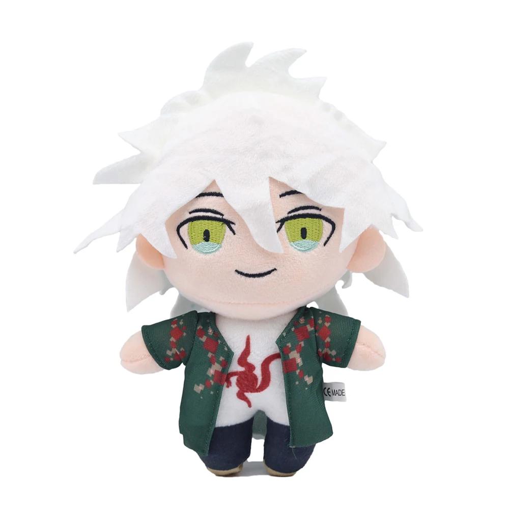 23cm Danganronpa Plush Toys Kokichi Oma Nagito Komaeda Nanami ChiaKi Stuffed Dolls Cartoon Figure Plushies Kids Christmas Gifts