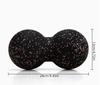 EPP 8cm Peanut Massage Ball High Density Myofascial Release Muscle Relaxation Lacrosse Yoga Fitness Pain Relief Massage Roller