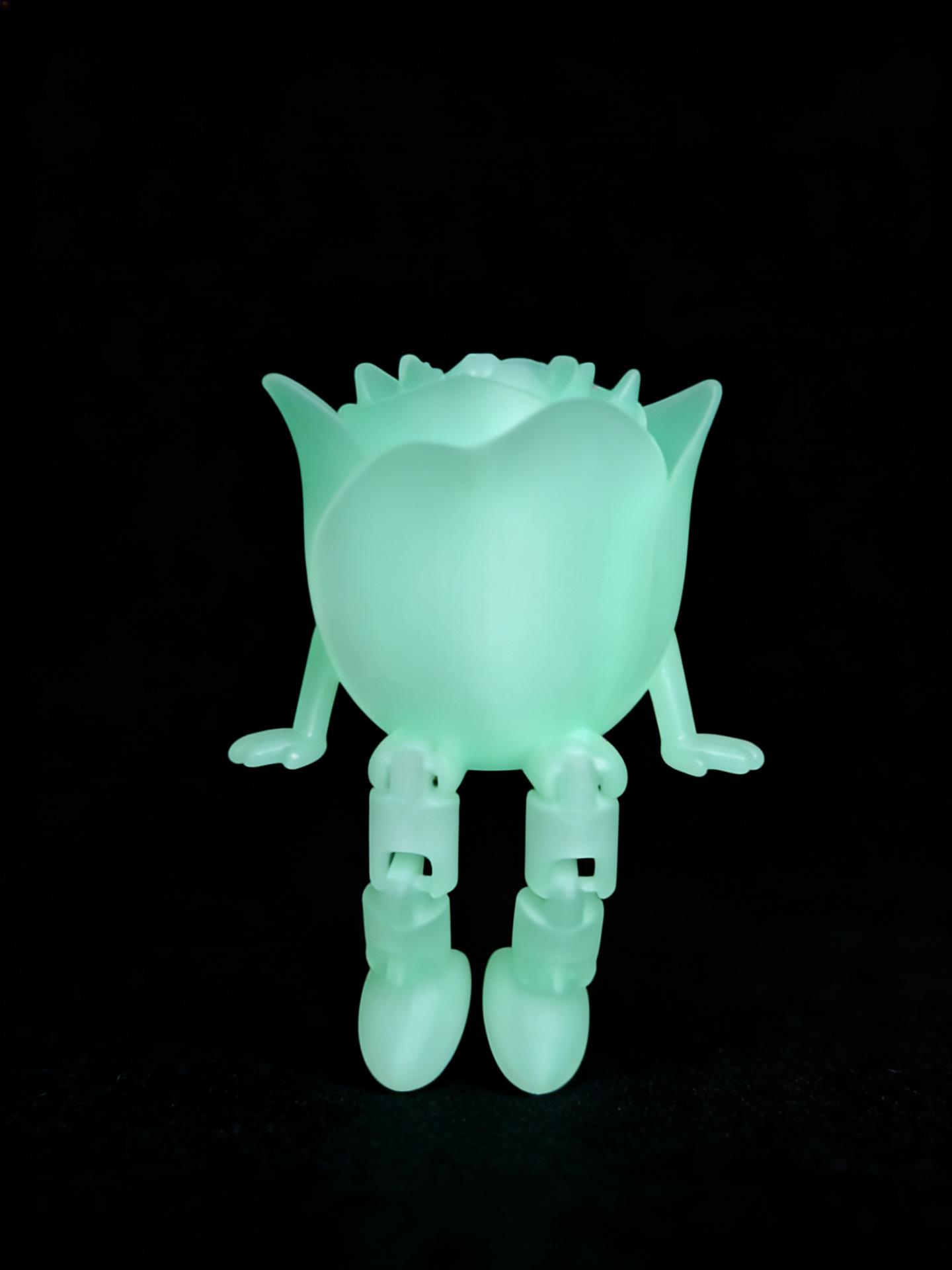 

New 3D Printing Sitting Rose Movable Joint Valentine sDay Qixi Home Desktop Creative Decoration Ornaments