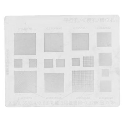 Universal BGA Reballing Stencil Multifunctional Tin Mesh Solder Template for Phone BGA IC Chips