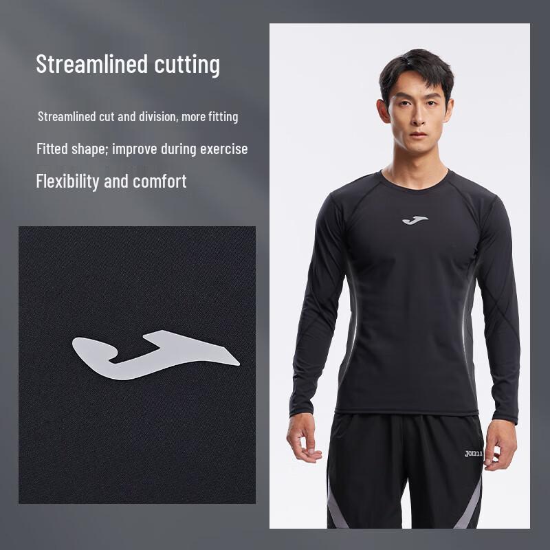 JOMA Men's Thermal Compression Long-Sleeve Training Top