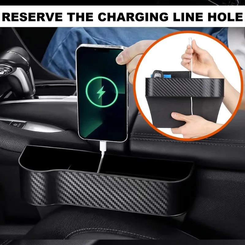 Car seat gap filling material, car seat storage box, and storage front and side seat spa storage box