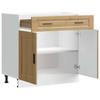 Vidaxl Base per Cucina, Porto, Rovere Artisan