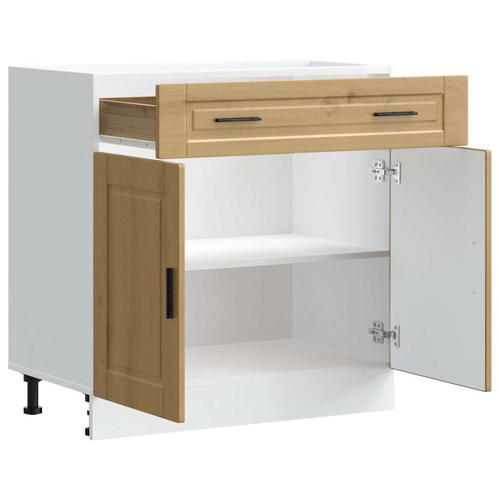 Vidaxl Base per Cucina, Porto, Rovere Artisan