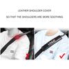 CCTNM1 2pcs Car Seat Belt Cover Leather Shoulder Pad Accessories For Chevrolet Bolt Spark Tahoe Z71 Aveo Impala Lacetti Malibu Sail SS