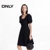 ONLY Women's 2025 Spring Retro Bowknot Puff Sleeve Short Dress