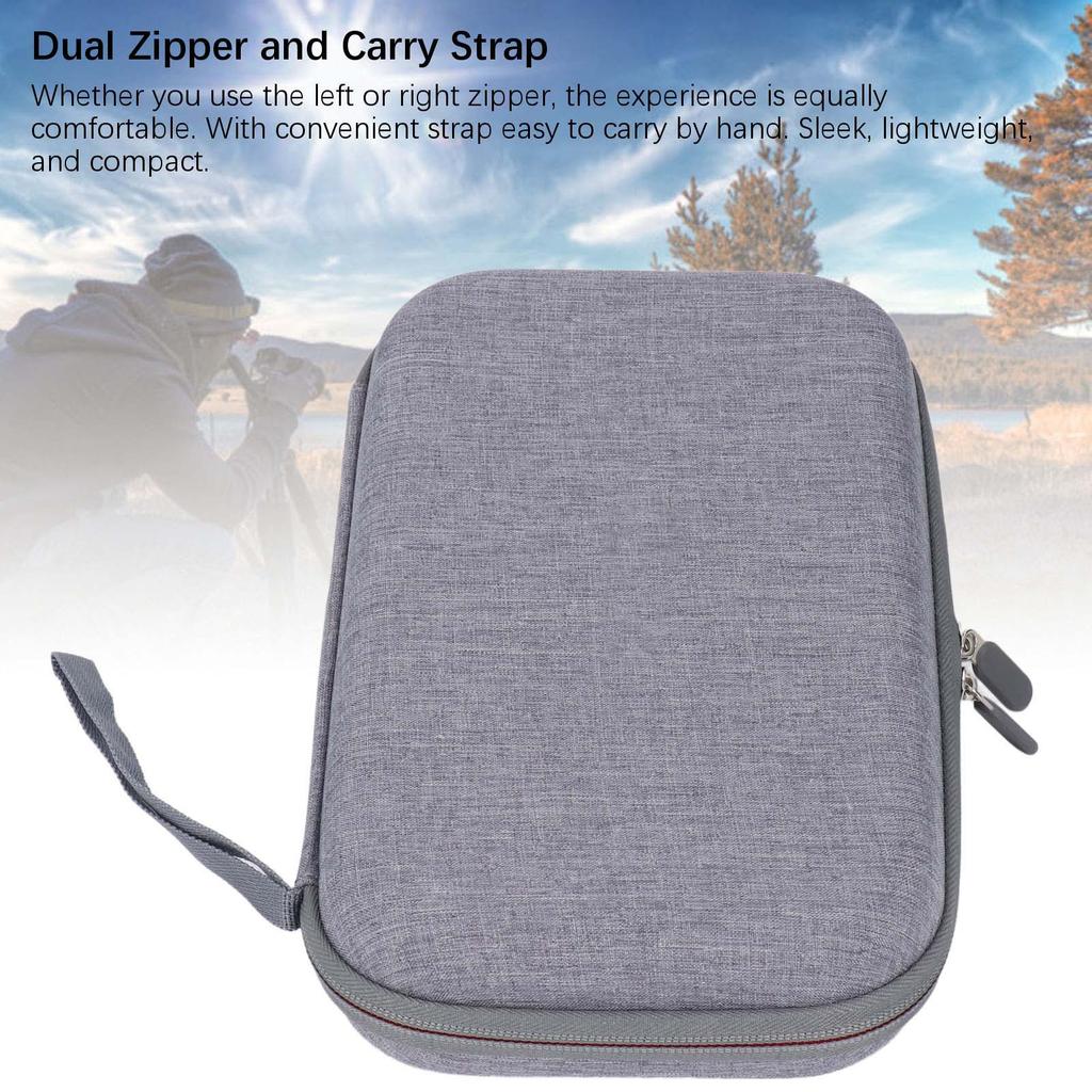 Action Camera Carrying Case Protective Storage Bag Compatible for X4 Camera with Mesh Pocket Dual Zipper