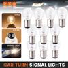 10pcs 1157 BAY15D LED Turn Singal Light Car Boat Reverse Brake Backup Lamp Tail Light Transparent Light Bulb DC12V Accessories