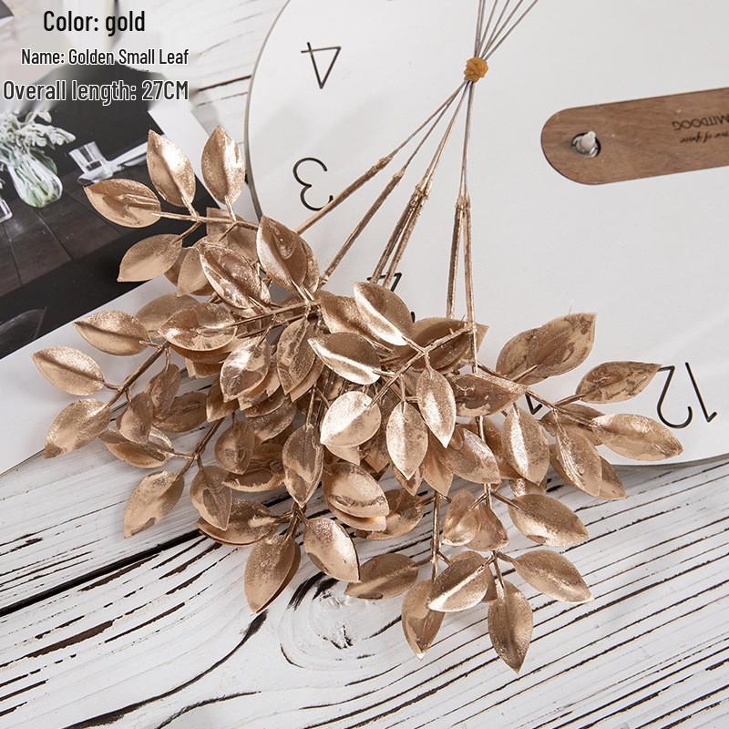 New Year & Christmas Gold & Silver Flower Spray Decoration Accessories