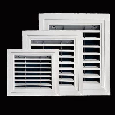 New Aluminum Alloy Air Vent Grille Square With Mesh Return Air Grill White Gable Wall Shed Vent Ceiling
