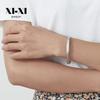 Stainless Steel Roman Numeral Enamel Bracelet for Women - Titanium Steel Buckle Drip Glue Design