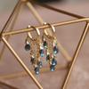 Korean Delicate Light Zircon Tassel Earrings Ladies Jewelry Party Gift Direct Sales