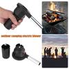 BBQ Grill Accessories Portable Bellows Fire BBQ Ventilator BBQ Fan Handheld Air Blower BBQ Blower
