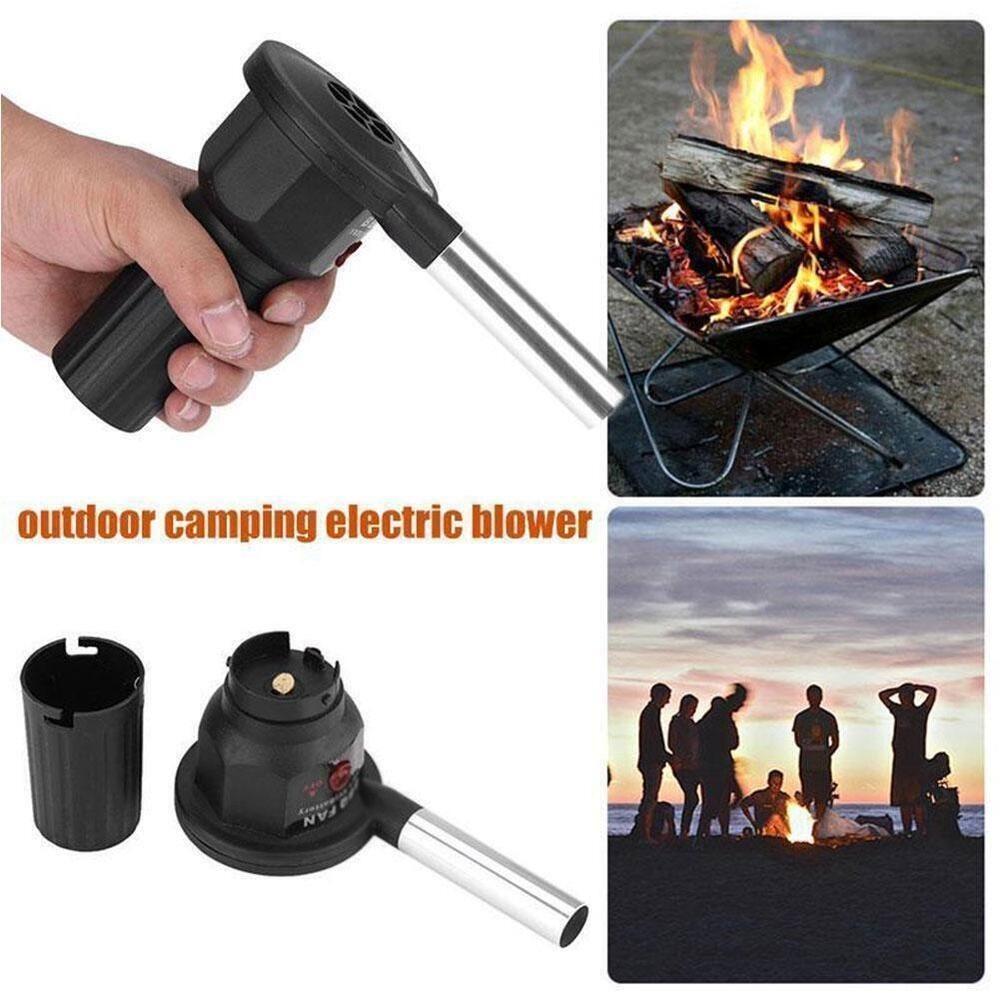 BBQ Grill Accessories Portable Bellows Fire BBQ Ventilator BBQ Fan Handheld Air Blower BBQ Blower