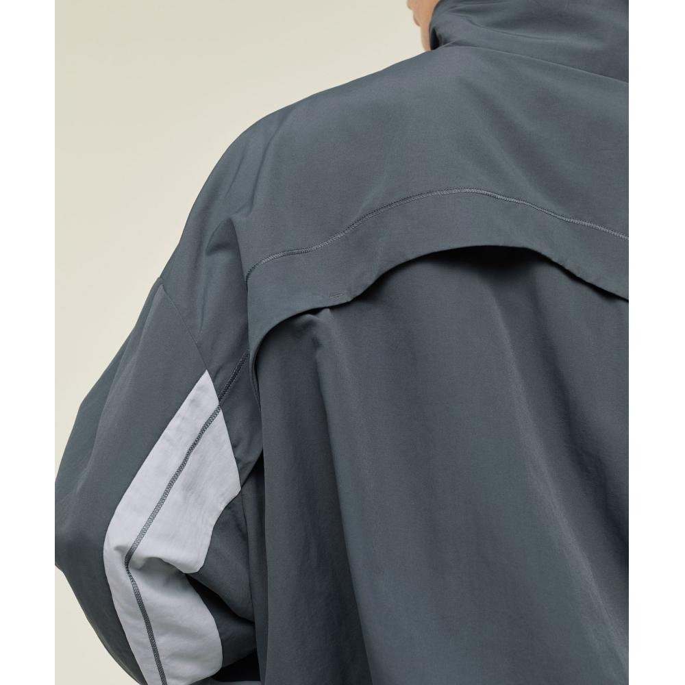 Gymshark Everywear Coaches Track Jacket Faded Black Ice Grey B2c2d Bczy