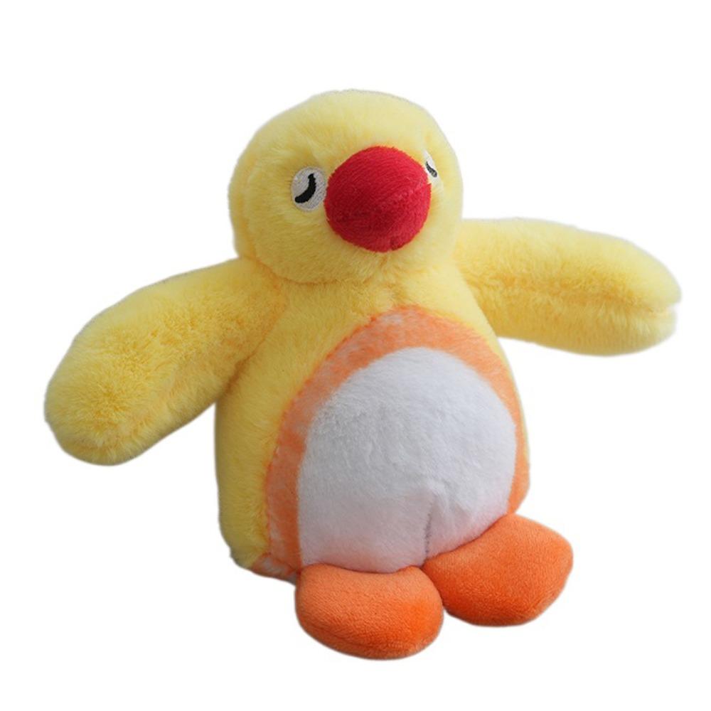 

Мультяшный кулон-кукла Пингу, мягкая игрушка, мягкий пингвин, брелок, подвеска для рюкзака жёлтый