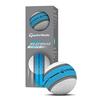 TaylorMade Golf Balls 25 TR Stripe BLU 3b Sleeve (3 Balls) (WhiteFFMen's)
