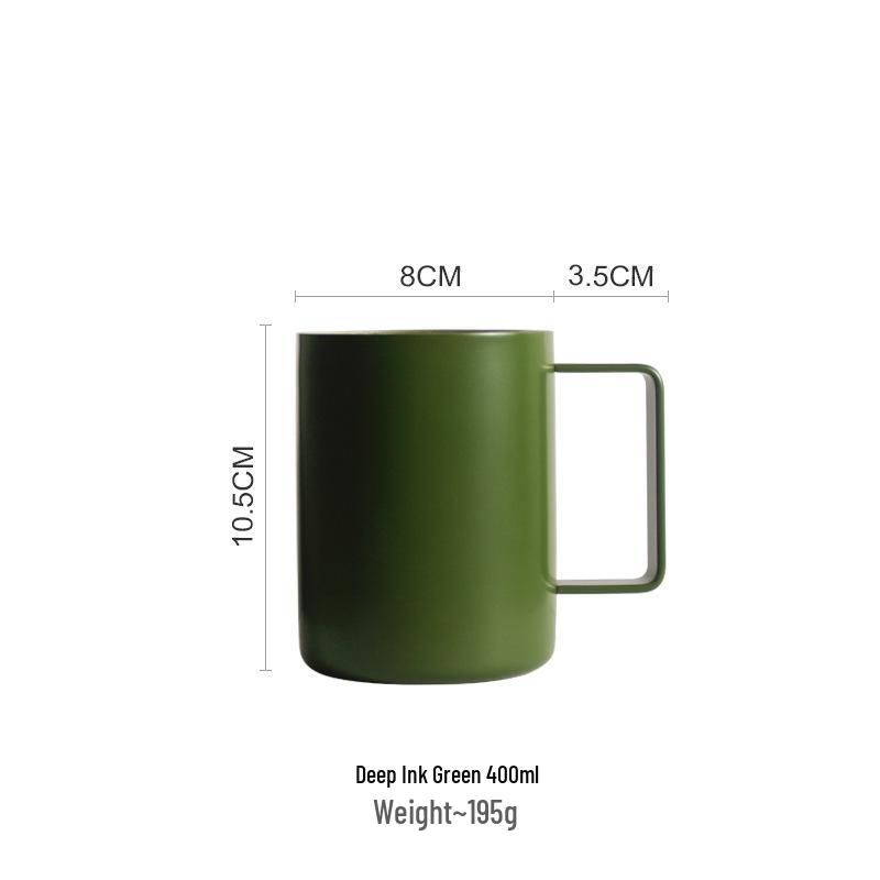 Nordic 316 Insulated Coffee Mug - Double-Layer, Anti-Scald, with Handle