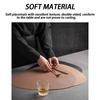 Double-Sided Leather Placemat Teacup Coasters Waterproof And Oil-Proof Table Mats Western Restaurant Heat-Insulating Mats