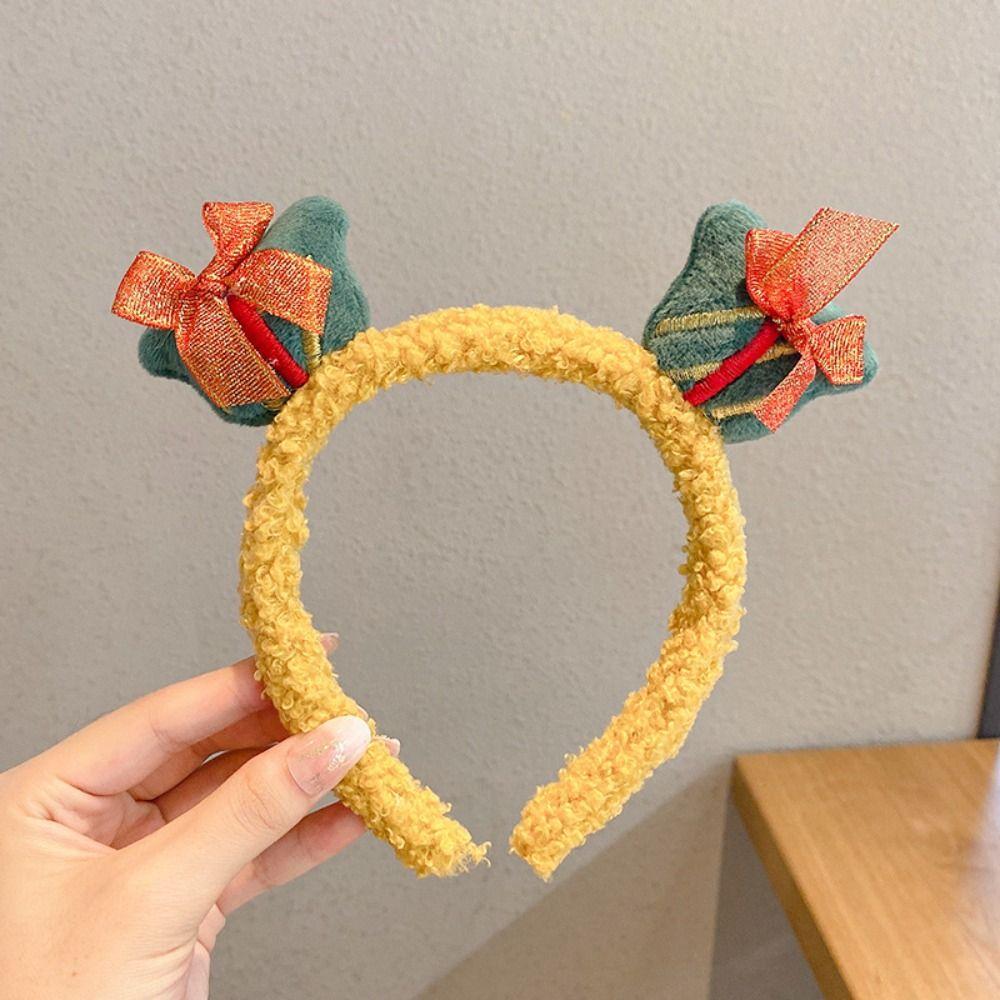 Portable Cute Christmas Hair Hoop Simple Sweet Festival Hair Accessories Fashion Cartoon Hairpin Girl