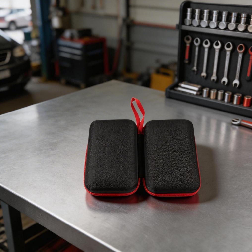 EVA materiál Úložný box pro OBD v autě Ruční pouzdro pro OBD