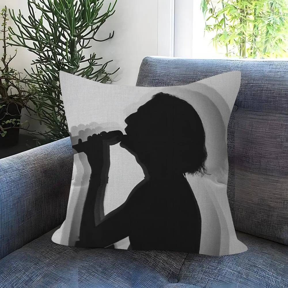 Rock Singer D-Damiano David Personalized Picture Text Home Decorative Pillows Household Gifts 45X45Cm