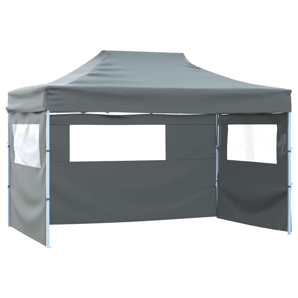 Profi Folding Party Tent with 4 Side Walls 3*4 M Steel Anthracite