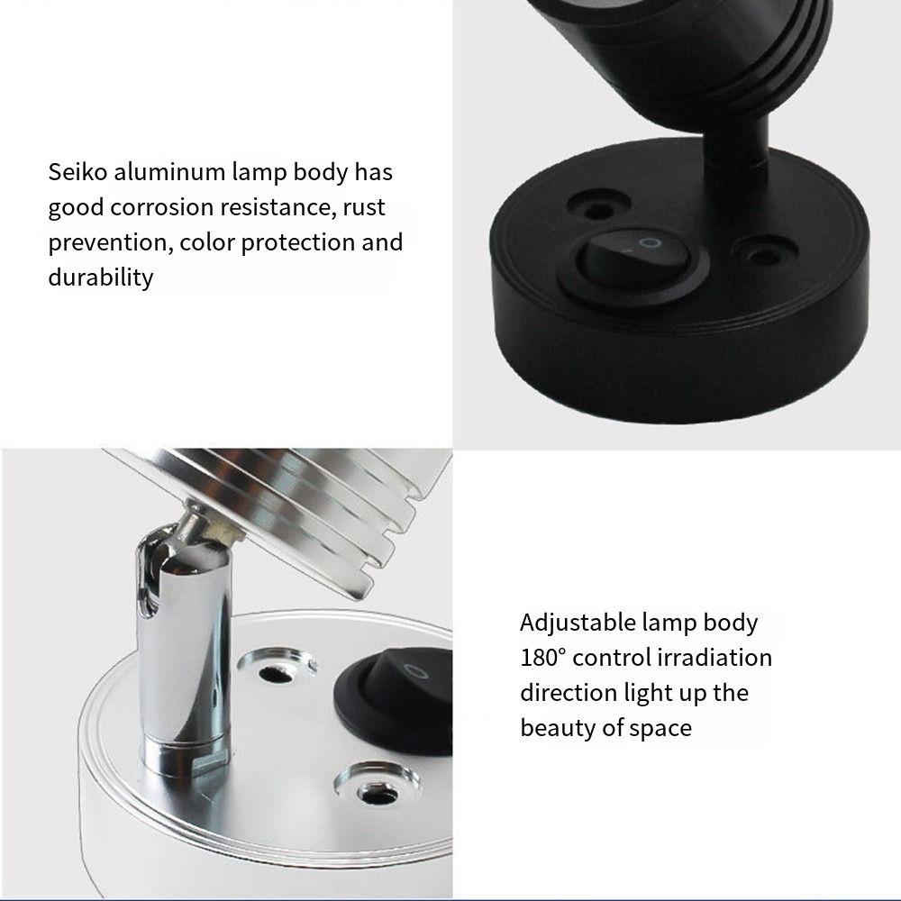 Touch Switch RV LED Light Wall Mounted Wall Lighting Easy To Install 12 Volt Spotlight  Ships