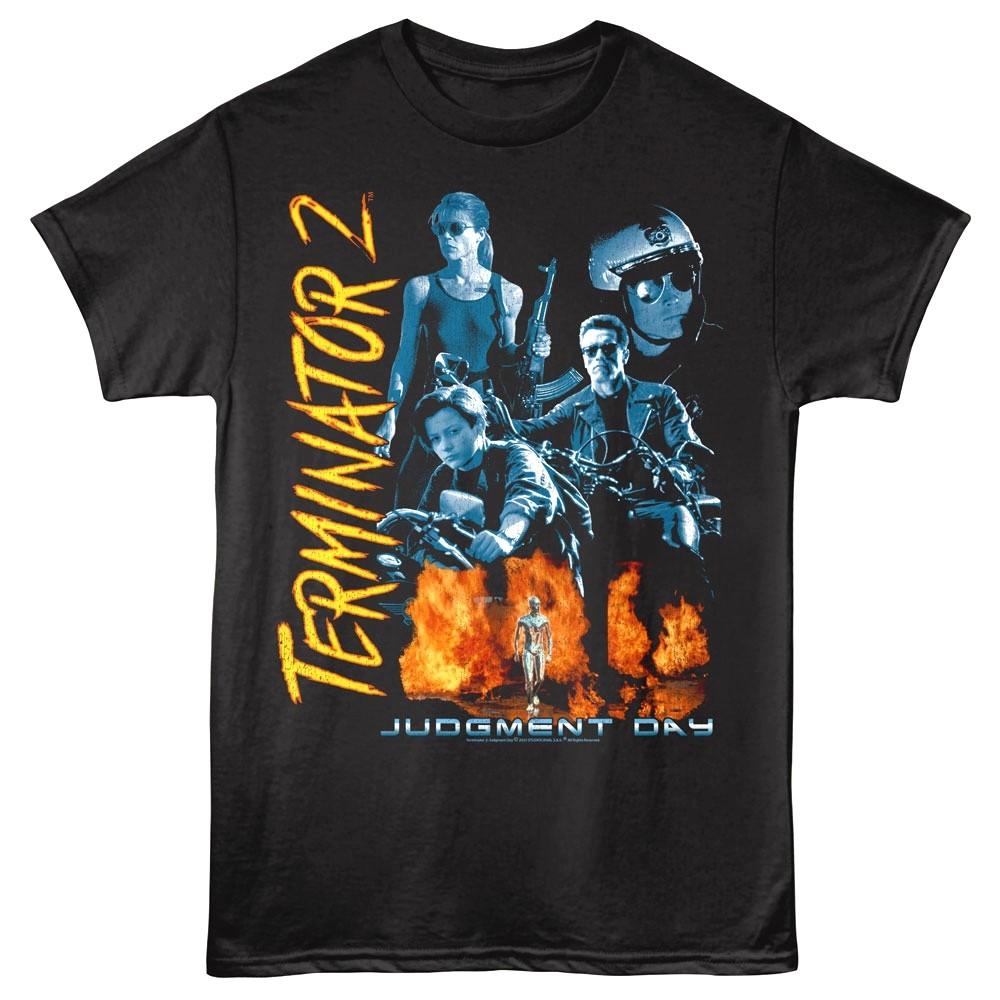 Terminator 2 Judgement Day Montage Men T Shirt XXXL