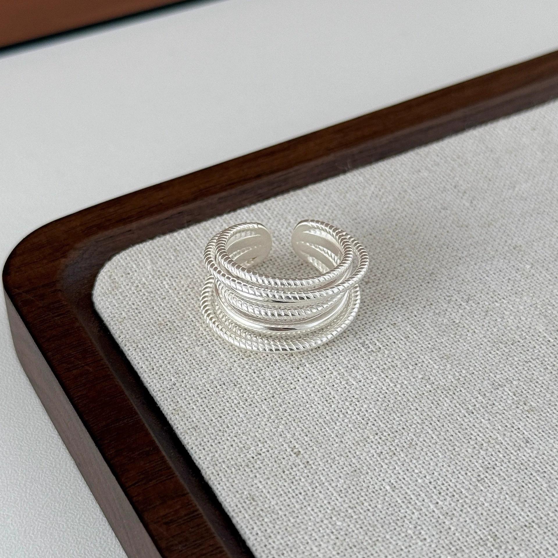 XIYANIKE Минималистичные Многослойные Геометрические Открытые Кольца Для Женщин Винтажная Мода Новые Украшения Подарок Вечеринка Повседневные anillos resizable