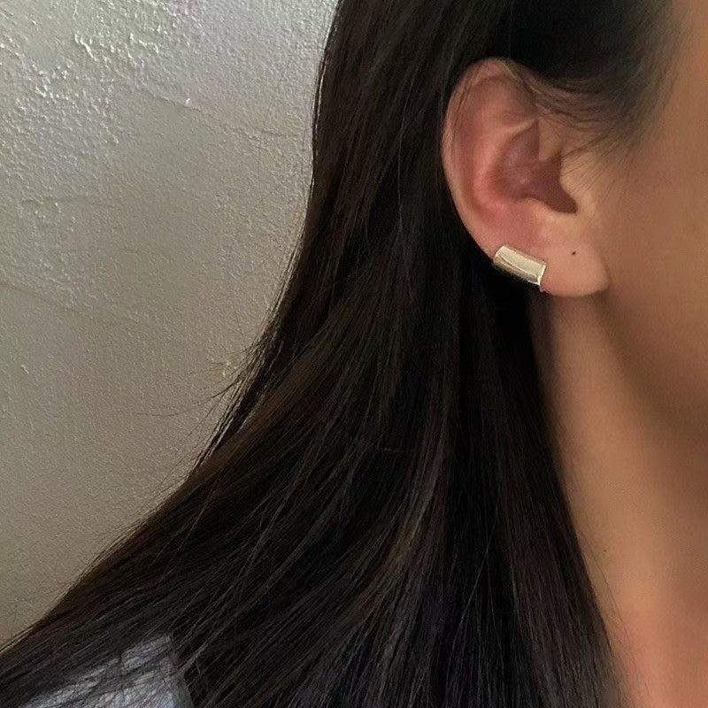 

2 шт. серьги-клипсы в панк-стиле, простые геометрические, из сплава, не требующие пирсинга, клипсы для ушей для повседневной носки, ювелирный подарок