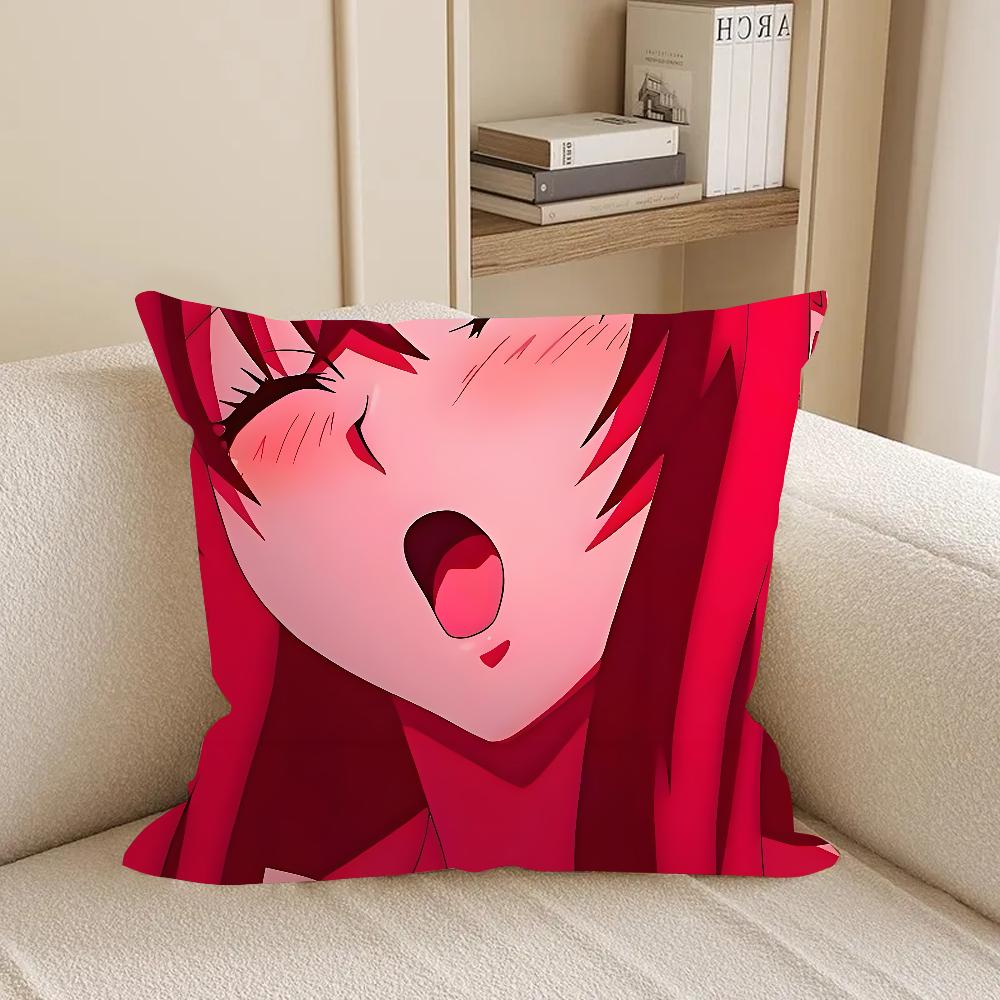 Anime High School DxD Kissenbezug Quadratisch Doppelseitiger Druck Kurzer Plüsch Sofakissenbezug Schlafzimmer Nachttisch