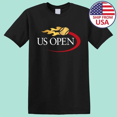 US Open Tennis Grand Slam Men's Black Size S-5XL