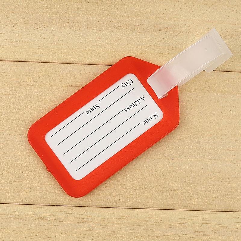 PP Plastic Airplane Boarding Pass Luggage Tag - Suitcase & Bag Name Label Accessory