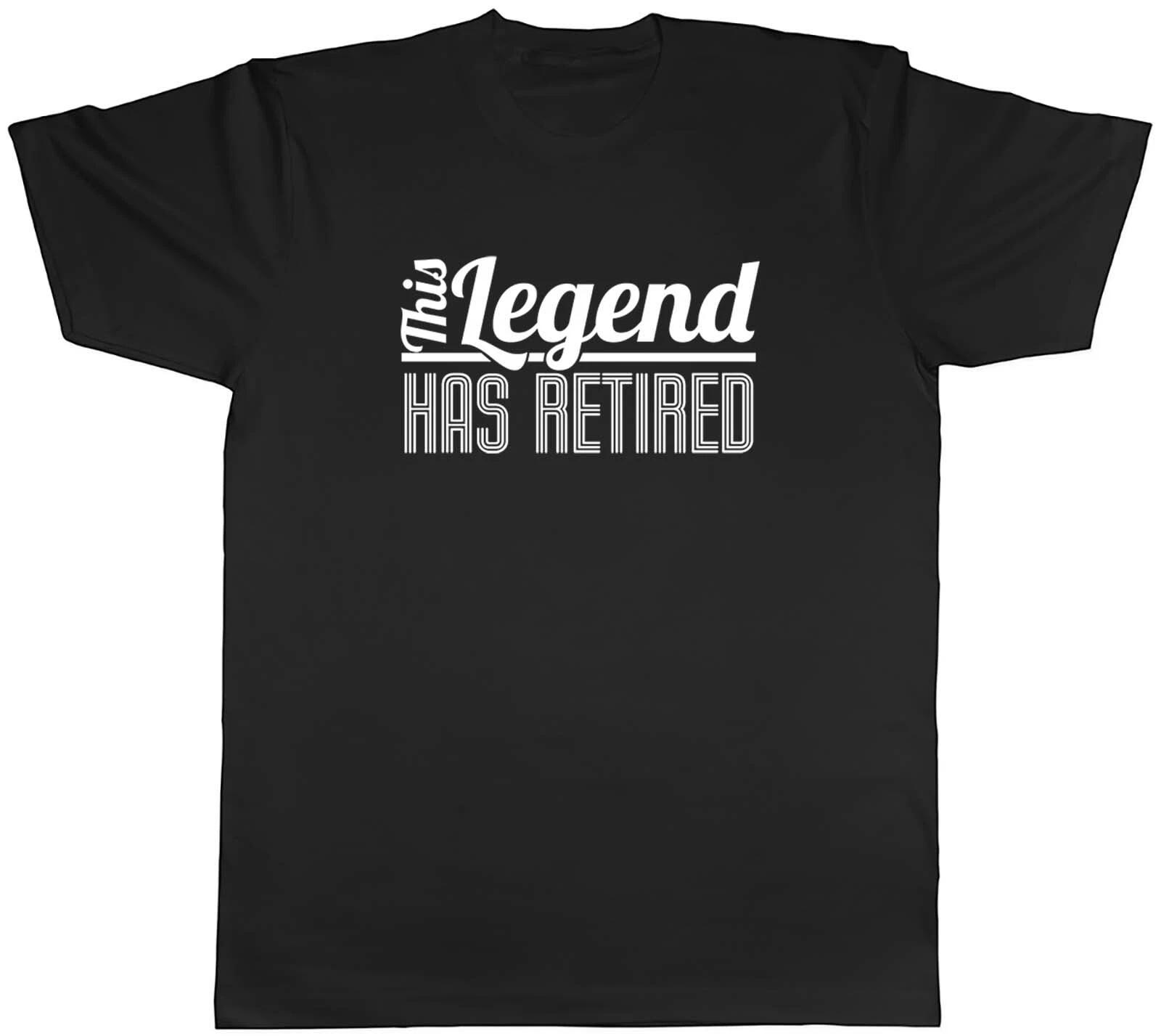 This Legend Has Retired Retirement Mens Unisex T-Shirt Tee Gift XXXL