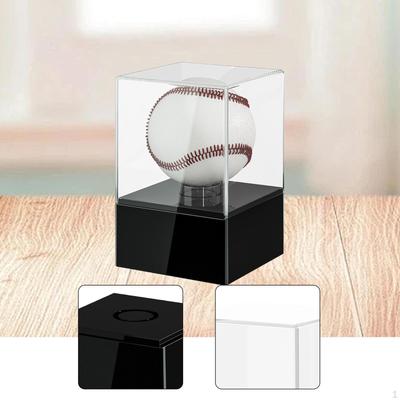 Baseball Display Case Acrylic Durability Sturdy Autograph Ball Protector Dustproof Accessory