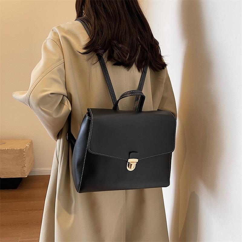 Premium sense backpack women's new large-capacity Japanese backpack trendy girl travel leisure niche backpack women