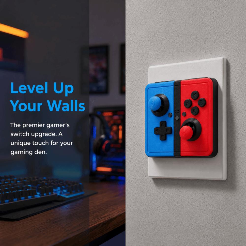 Retro Arcade Games Light Switch Guard Covers Console-shaped Switch Cover Home Decoration