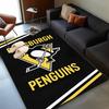 Penguins Heart Logo Art Area Rug Suitable for Indoor And Outdoor,Carpets for Kitchens, Homes, Offices, Living Rooms,Home Decor,Christmas Gift