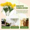 10 Pcs Faux Hydrangea Flowers Artificial Dandelion Elegant Fake Realistic Dandelions Yellow Simulation Adornment Office