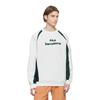Fila Letter Embroidery Color Block Round Neck Pullover Vintage American Sweatshirt Men Sweatshirt Cloud-White F11M319201F-WT