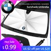 LNRGN1 2026 Car Sticker Car UV Sunshade Umbrella Foldable Heat Insulation Cover For BMW G07 G05 G02 G01 F48 G30 G20 F10 F25 F26 F40 F30