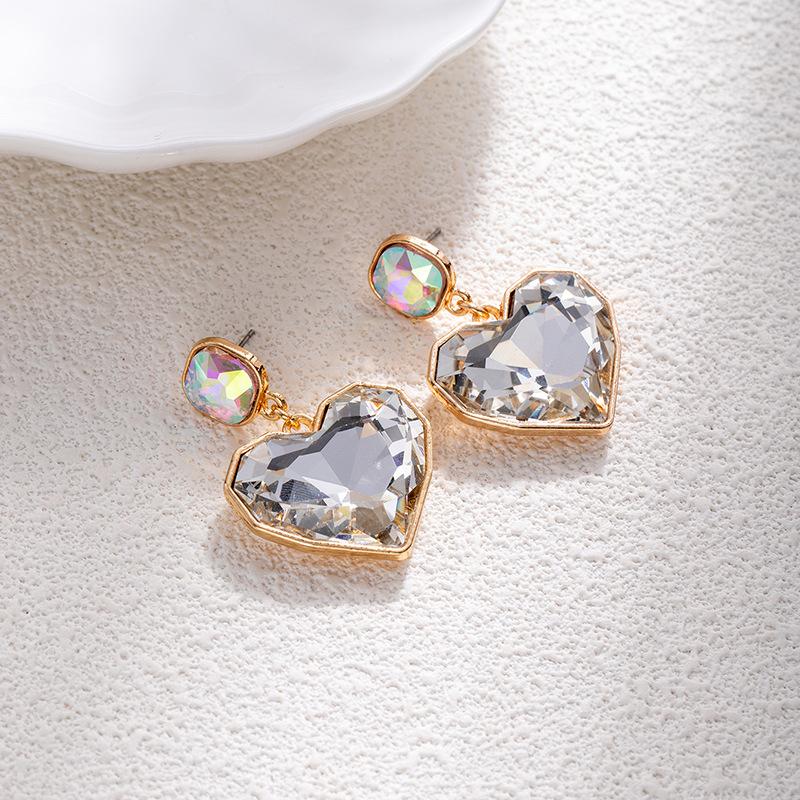 Vintage Bohemian Turquoise Leopard Earrings Premium Ethnic Wind Heavy Industry Earrings Western Denim Wind Earrings