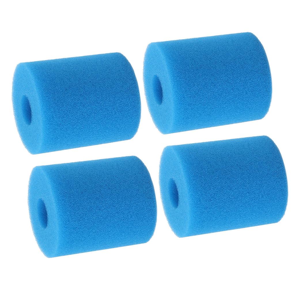 4PCS Pool Filter Schwamm Wiederverwendbare Waschbar TYP H Schwimmen Pool Filter Schaum für Pool