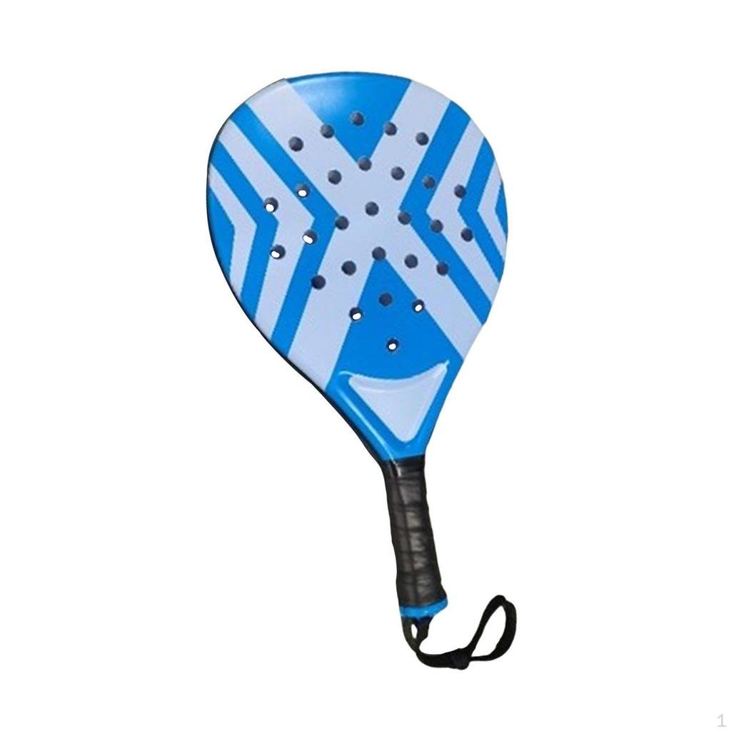 Padel Racket Beach Tennis Paddles with Storage Bag Sturdy Training Professional Lightweight