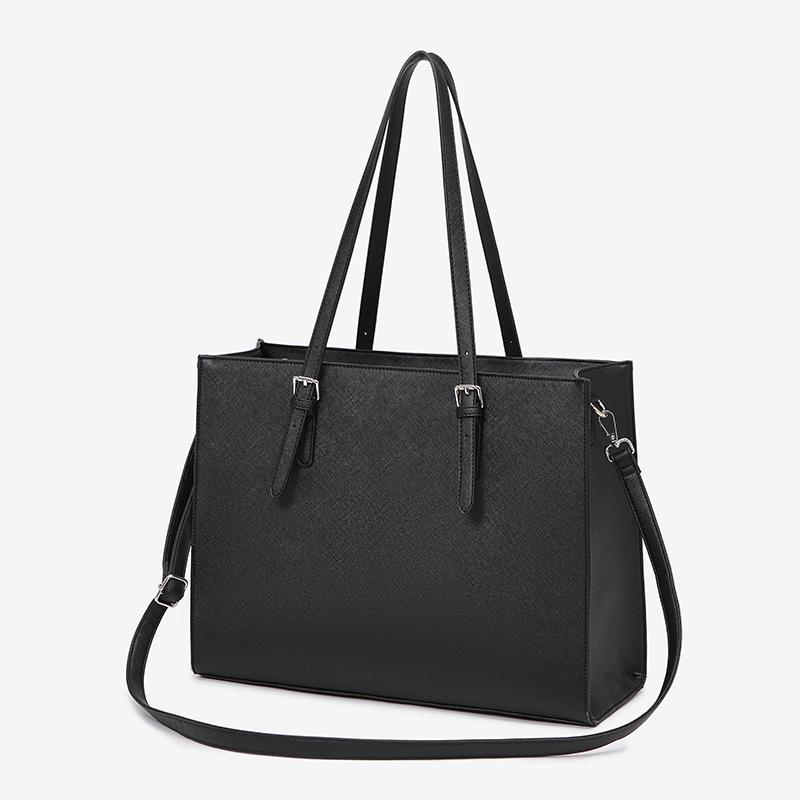 

2024 г. Модная женская сумка-тоут большой вместимости – универсальная сумка на одно плечо чёрный