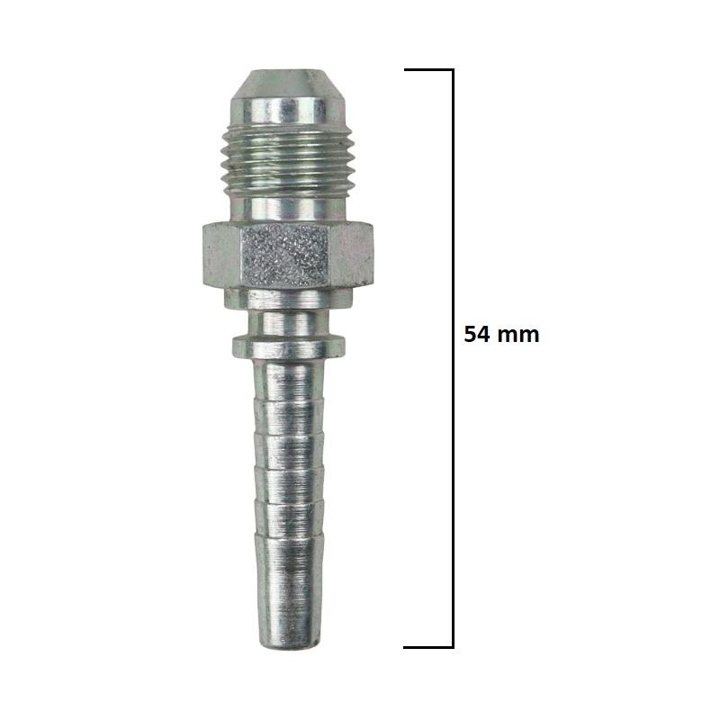 Hydraulic fitting - AGJ DN6 1/2" end 6056.0600