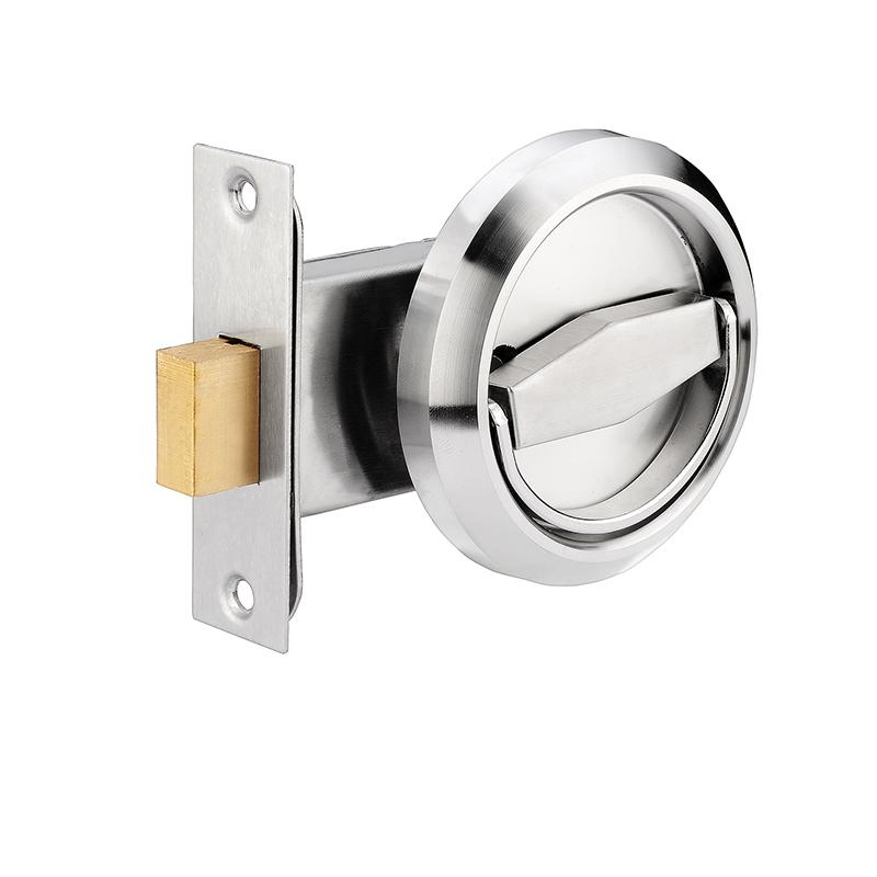 

Stainless Steel Hidden Door Handle Lock Invisible Recessed Round Ring Hidden Door Lock Knob Wardrobe Pulls Locker Home Hardware