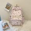 Schoolbag Japanese ins schoolbag female high-value girl Korean version Harajuku style large capacity lightweight versatile backpack cute style
